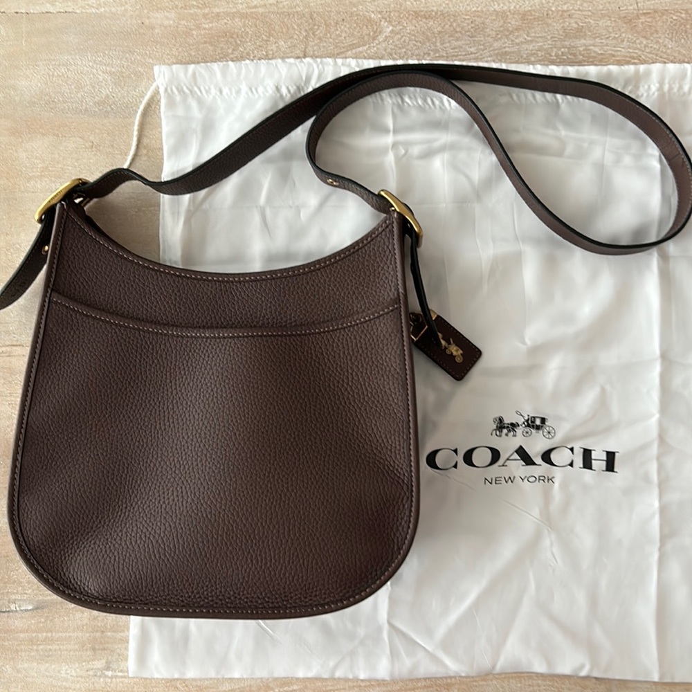 Coach Emery Crossbody Bag in Dark Teak